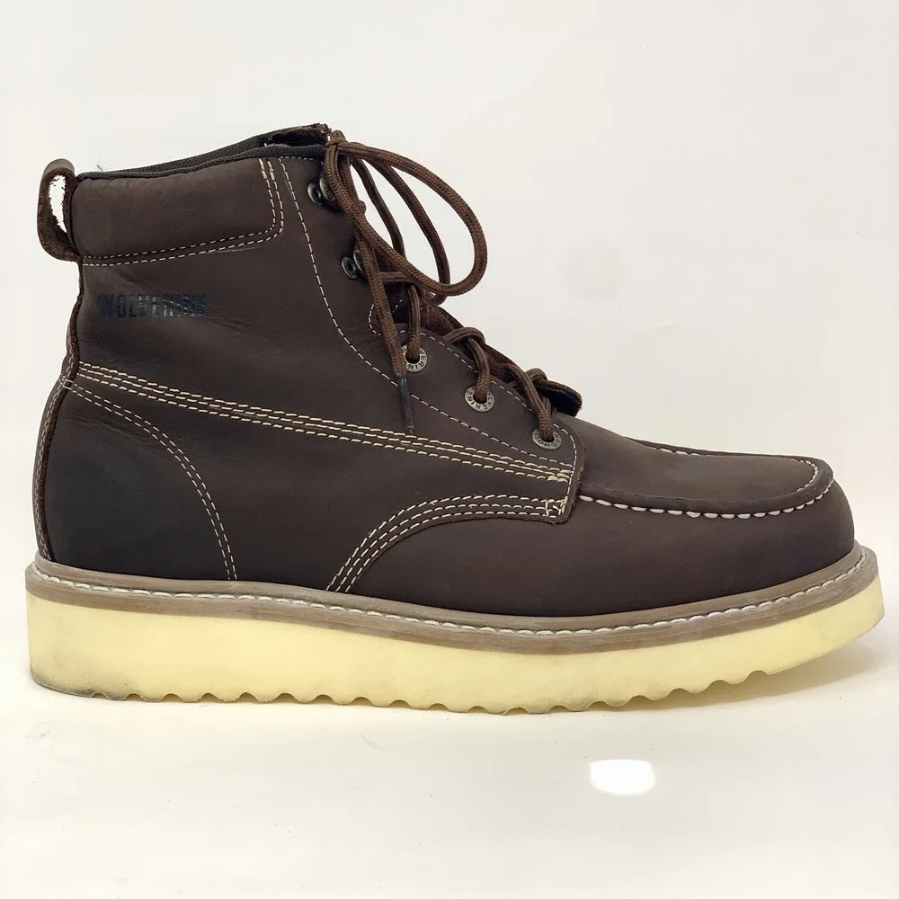 Wolverine Mens 11 Extra Wide Slip-Resistant W10744 Loader 6-Inch Wedge Boots